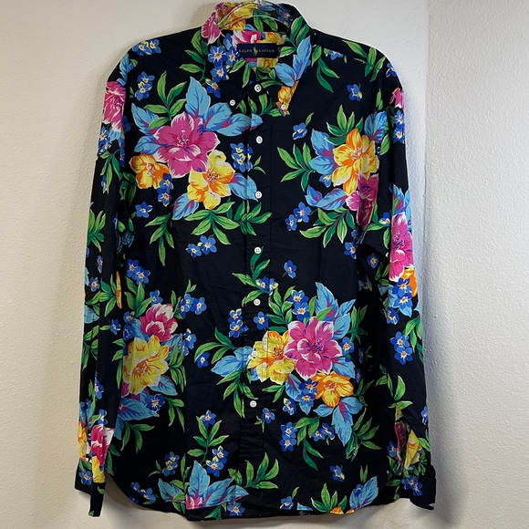 Ralph Lauren Other - NWT Ralph Lauren Men's Hawaiian Tropical Special Edition Long Sleeve Shirt XL